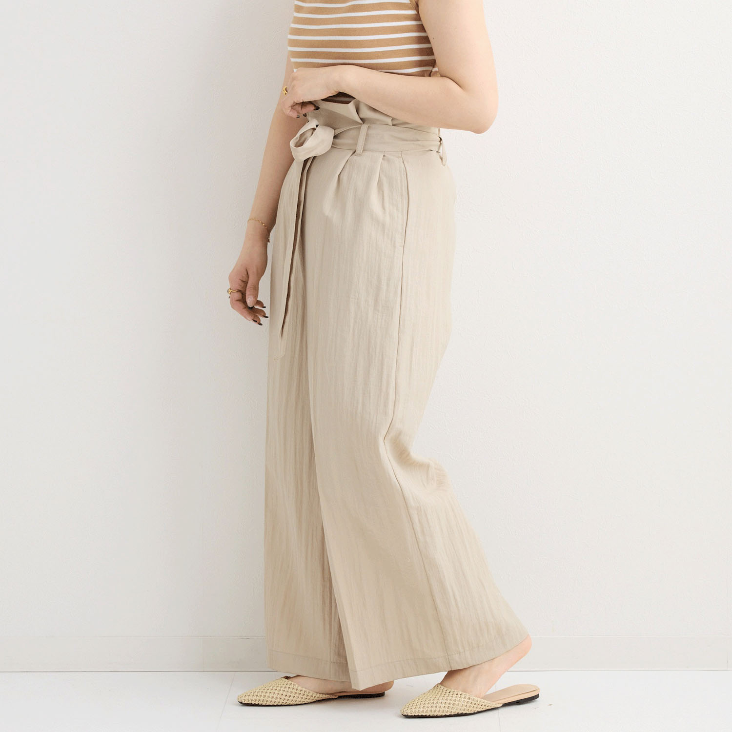 MAFRAIS ワッシャーナイロンタックパンツ - 画像4