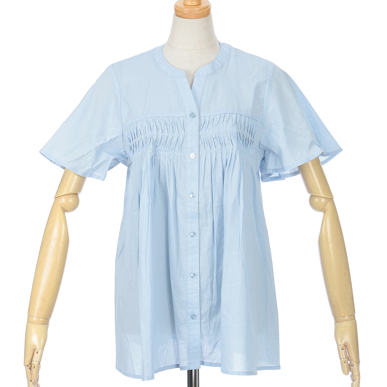 flip flow ピンタックフレンチ袖ブラウス - 画像8