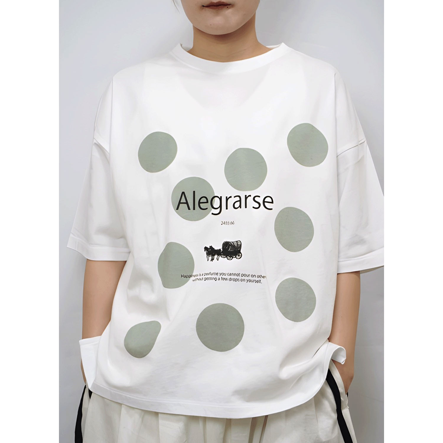 【ETONET限定】fu－dueka：： 6分袖プリントTee - 画像2