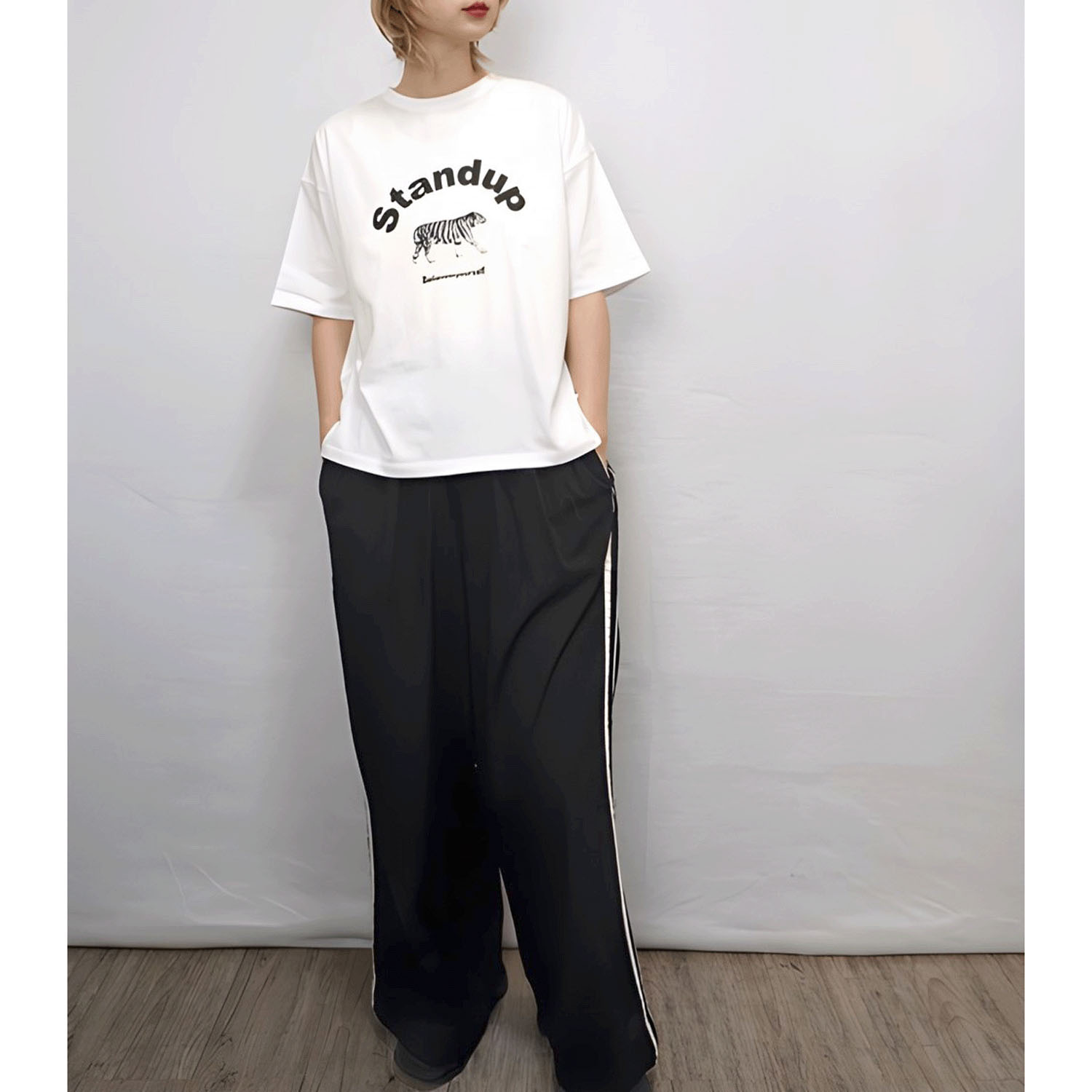 【ETONET限定】fu－dueka：： 6分袖プリントTee - 画像11