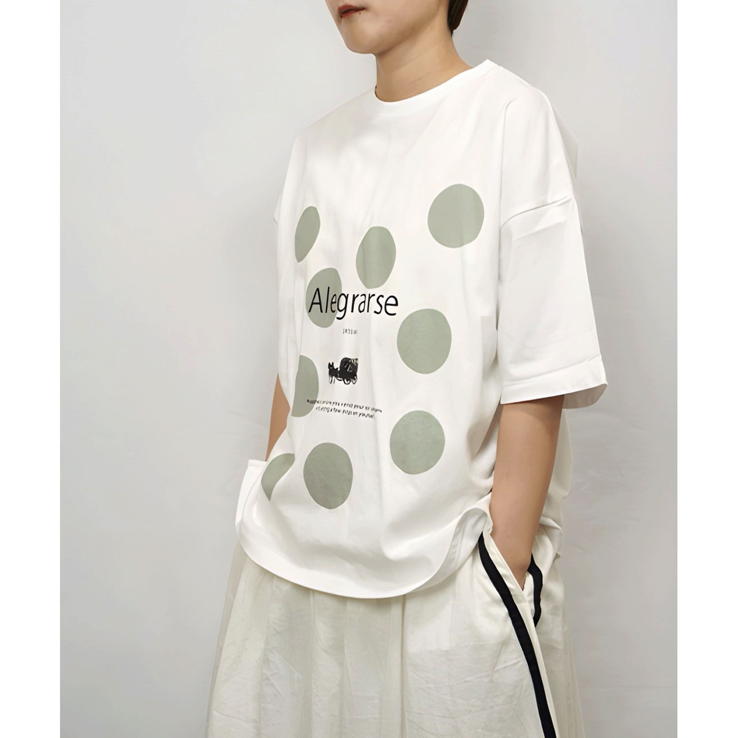 【ETONET限定】fu－dueka：： 6分袖プリントTee - 画像3