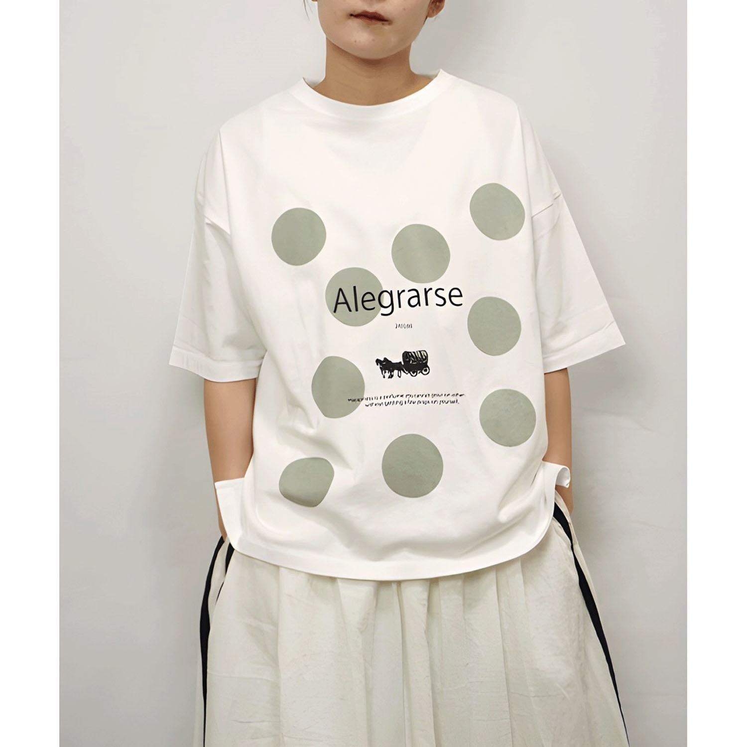 【ETONET限定】fu－dueka：： 6分袖プリントTee - 画像4