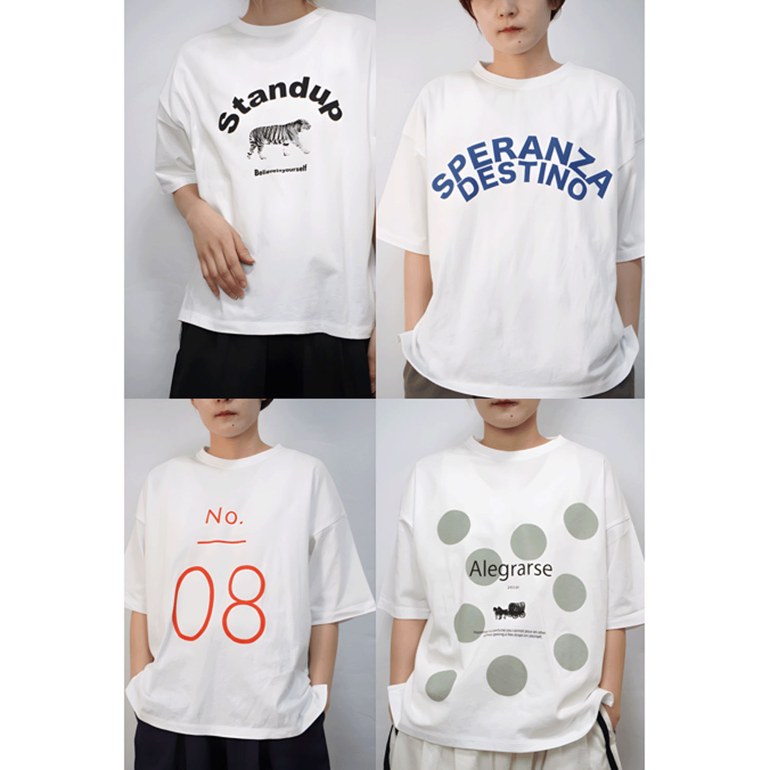 【ETONET限定】fu－dueka：： 6分袖プリントTee - 画像1