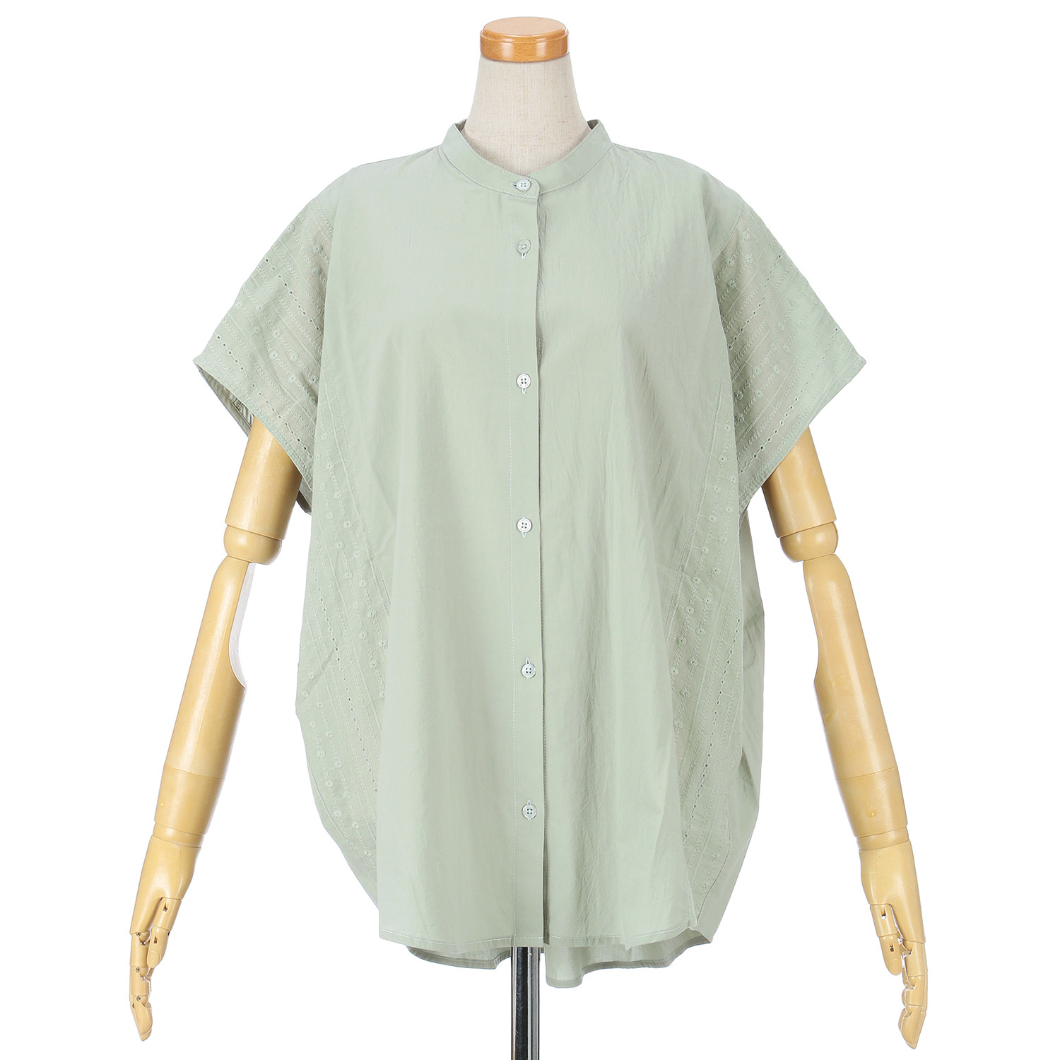 le colis サイドレース切替えドルマンシャツ - 画像4