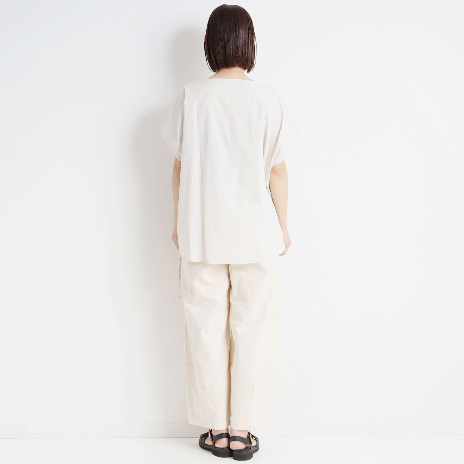 le colis シルケットライク前身布帛プルオーバー - 画像4