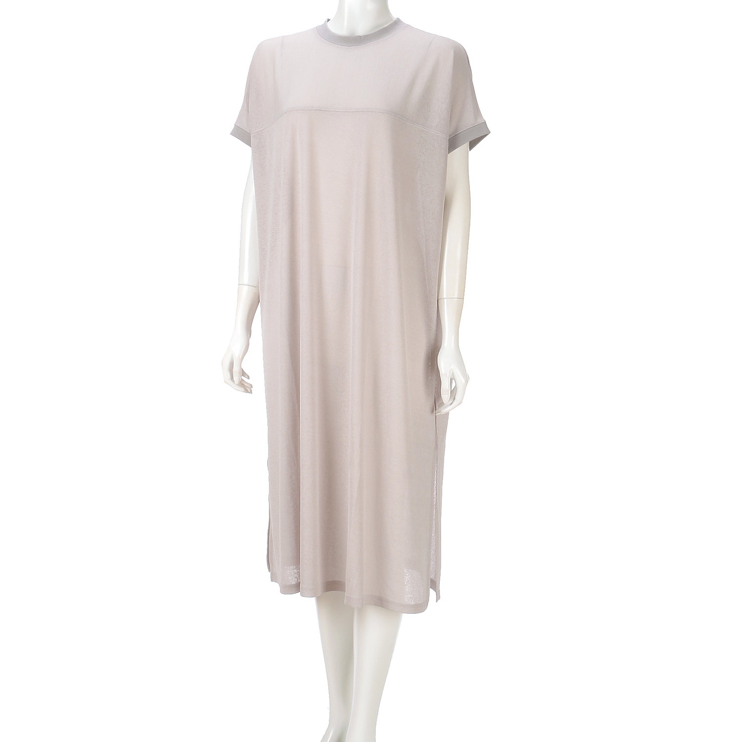 【Insta Live】le colis シアー梨地切替ワンピース - 画像2