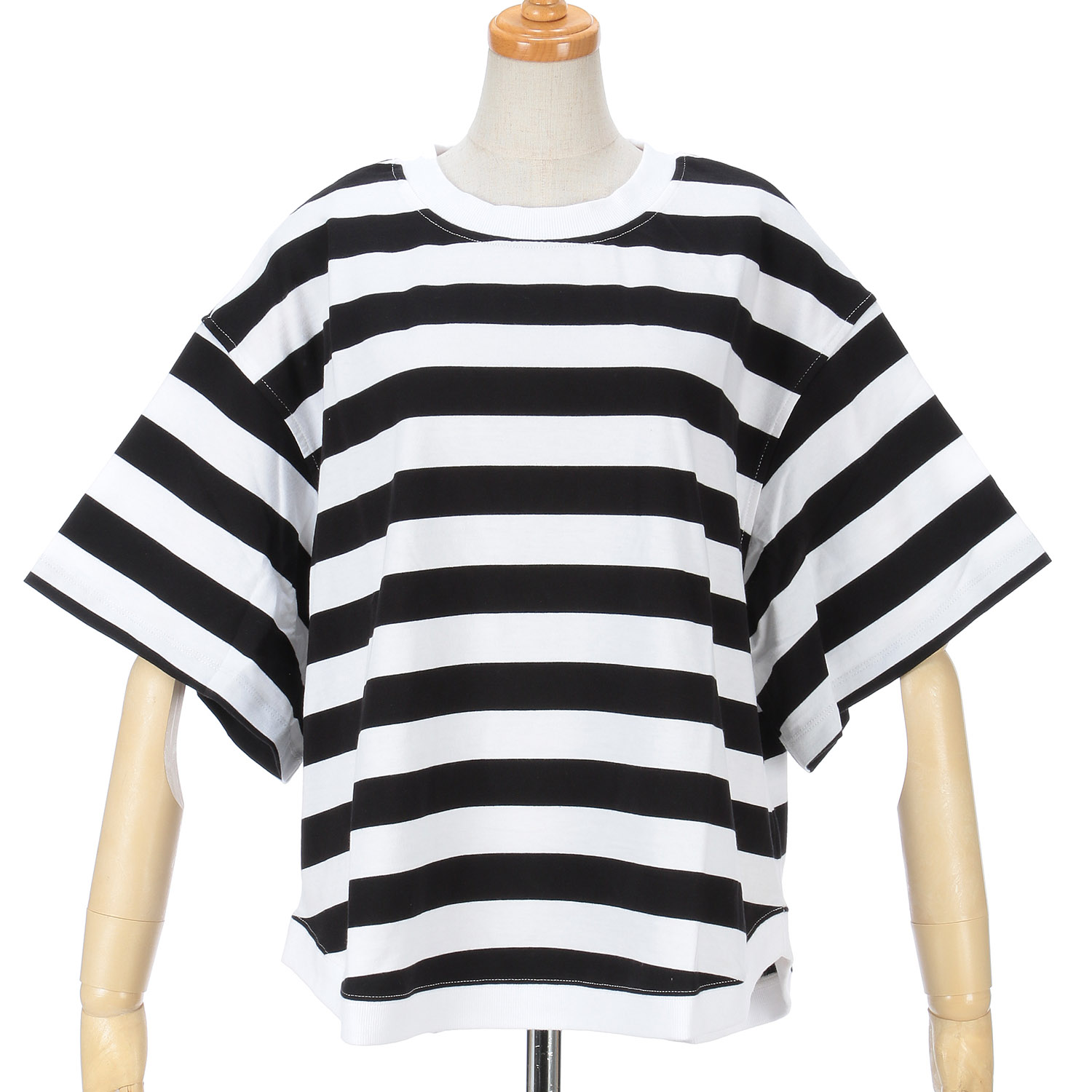 【Insta Live】le colisボーダーまるっとプルオーバー5分袖 - 画像13