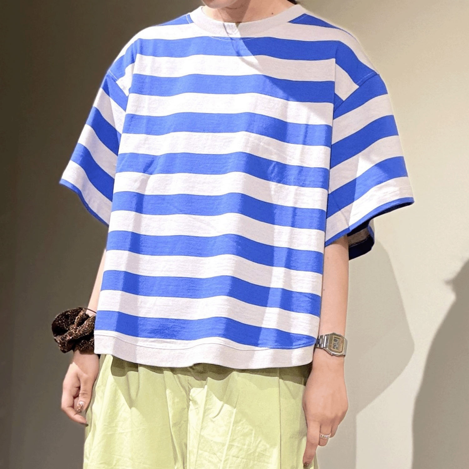 【Insta Live】le colisボーダーまるっとプルオーバー5分袖