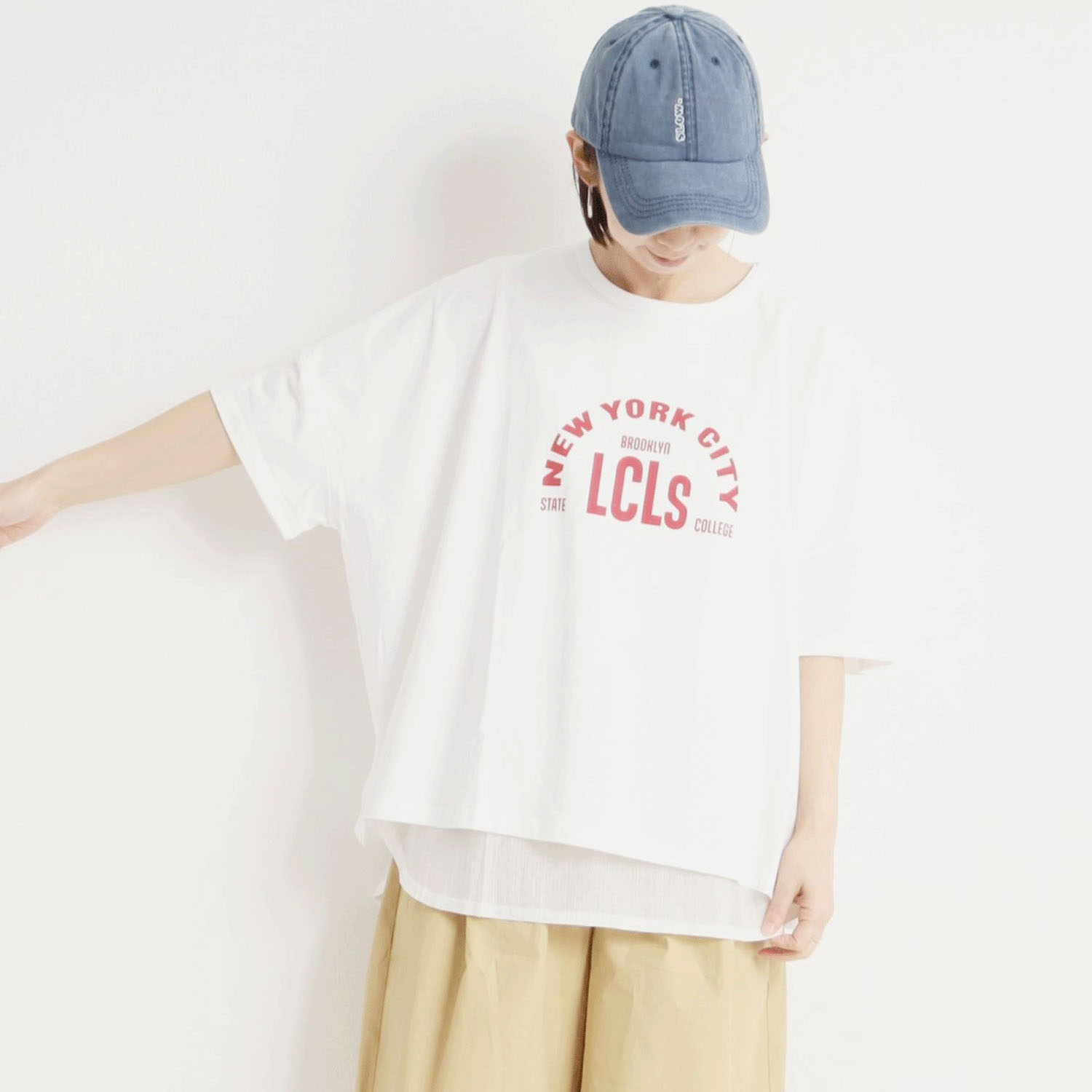 【Insta Live】le colis OE天竺ロゴワイドTee