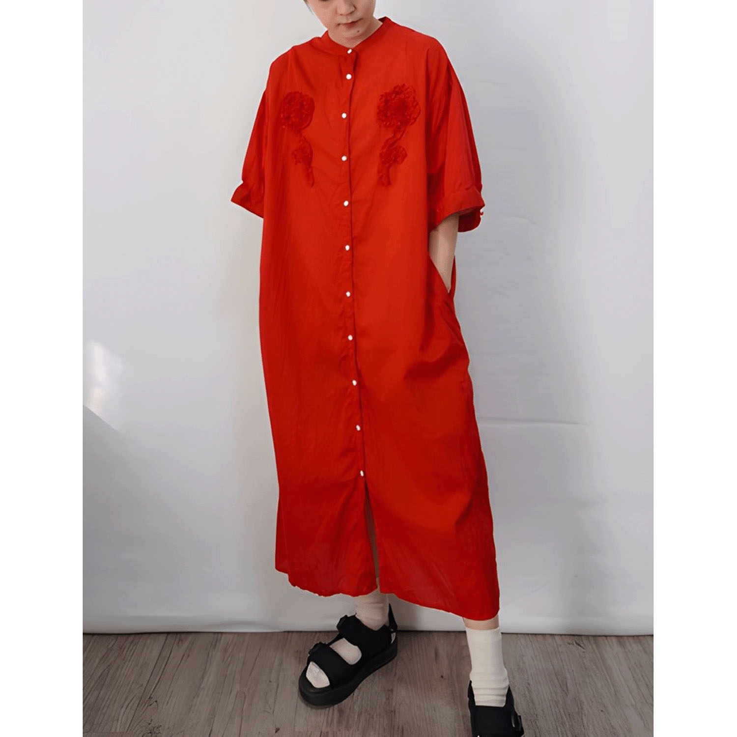 fu－dueka：： 花柄モチーフワンピース - 画像4