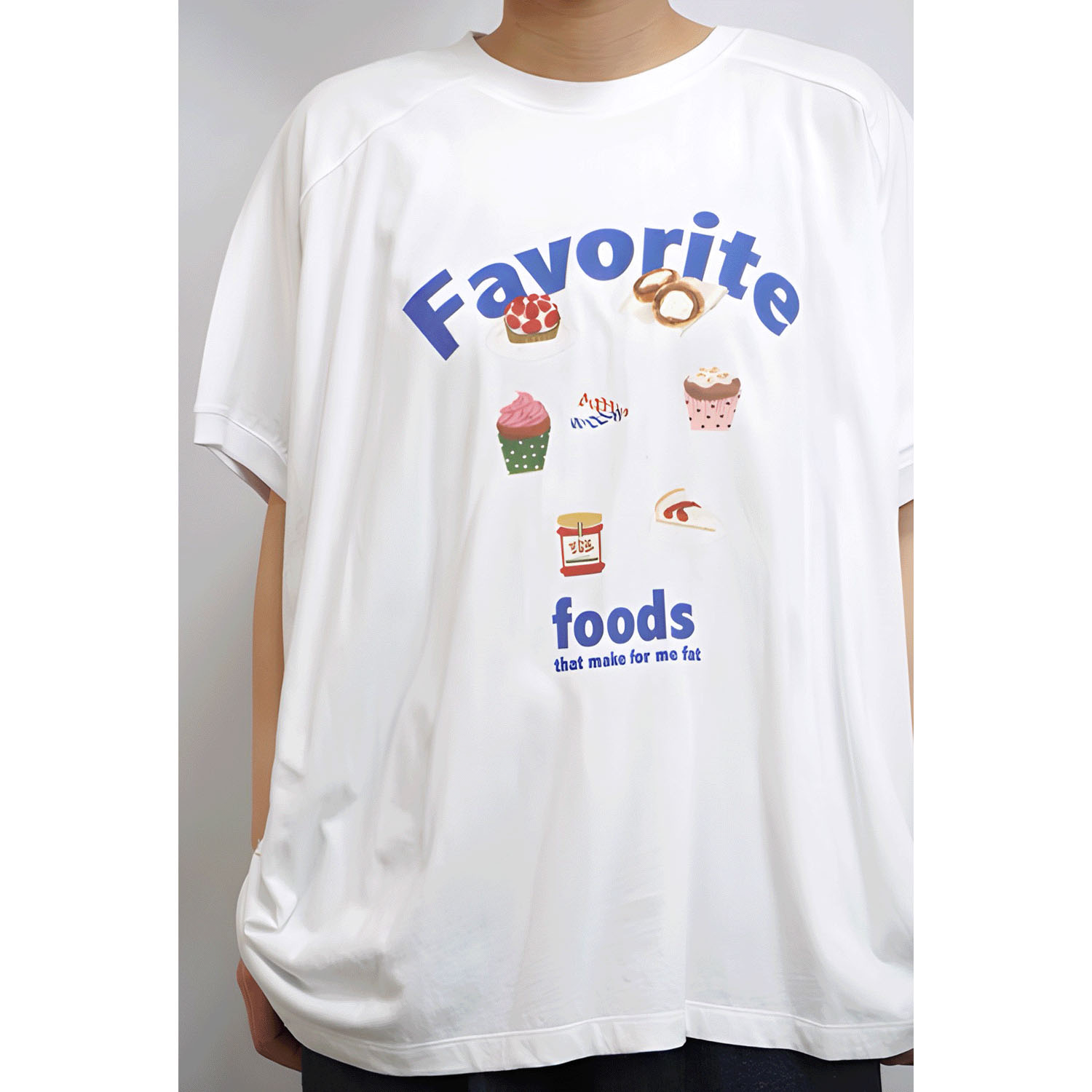 fu－dueka：：変形ワイドプリント花Tee - 画像5