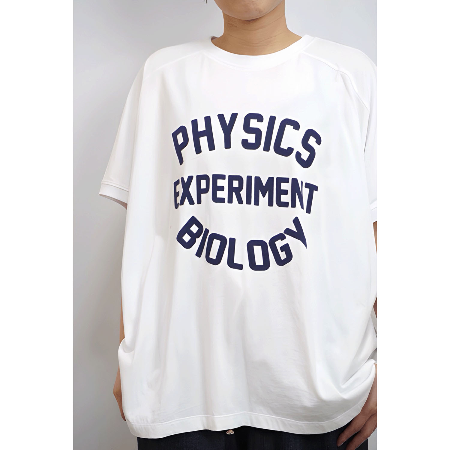 fu－dueka：：変形ワイドロゴプリントTee - 画像3