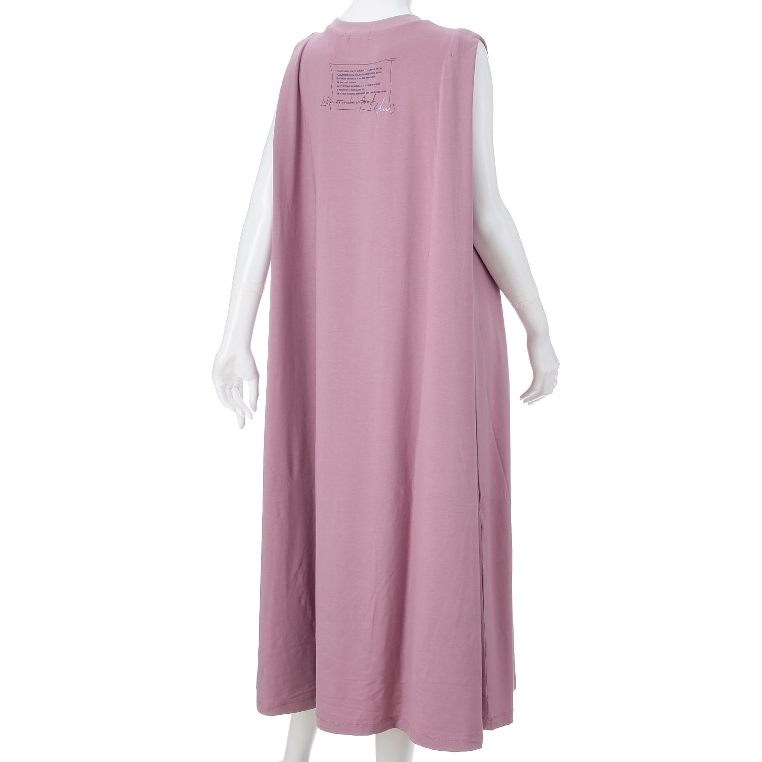 MAFRAIS トロミ天竺タックショルダーワンピース - 画像10