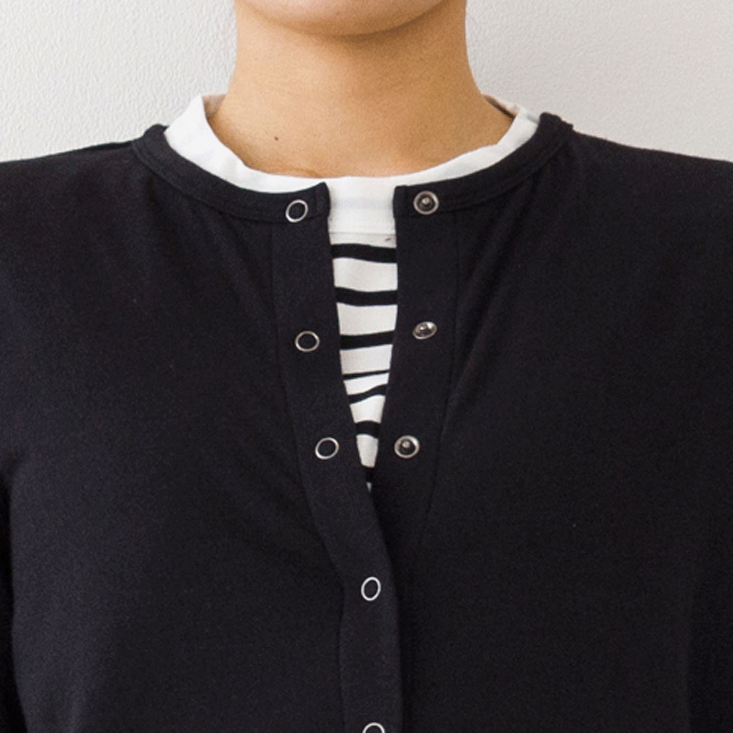 【お取り寄せ】kermu コットン接結天竺クルーネックカーディガン - 画像12