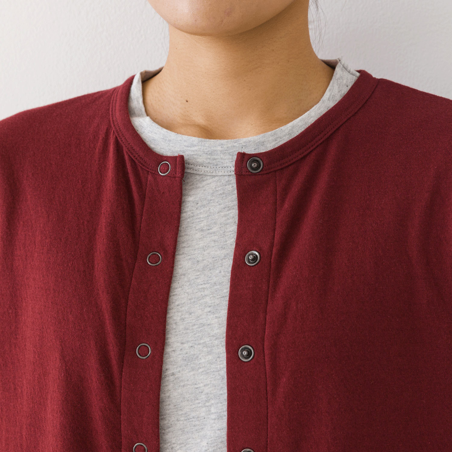 【お取り寄せ】kermu コットン接結天竺クルーネックカーディガン - 画像17