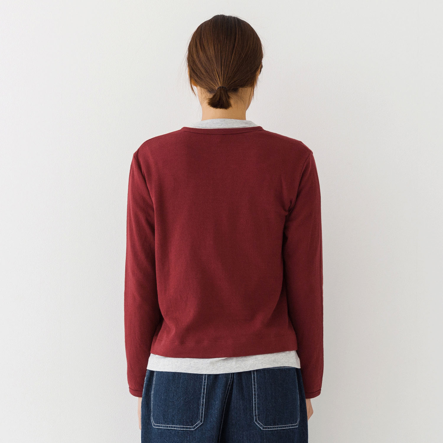 【お取り寄せ】kermu コットン接結天竺クルーネックカーディガン - 画像20