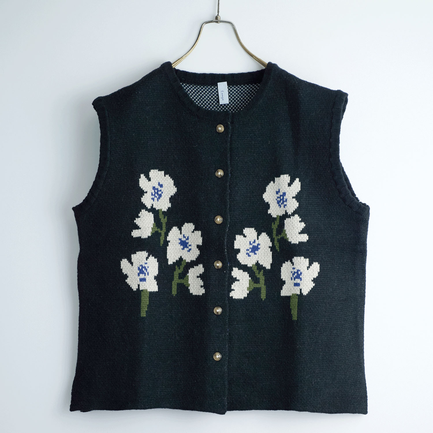 Emago 花ジャガードベスト