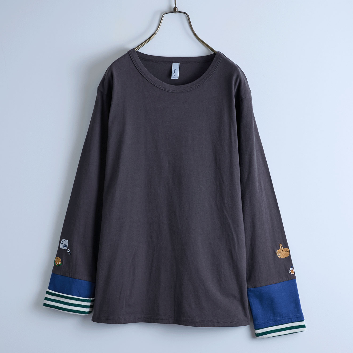 Emago ピクニック刺繍ロングスリーブ
