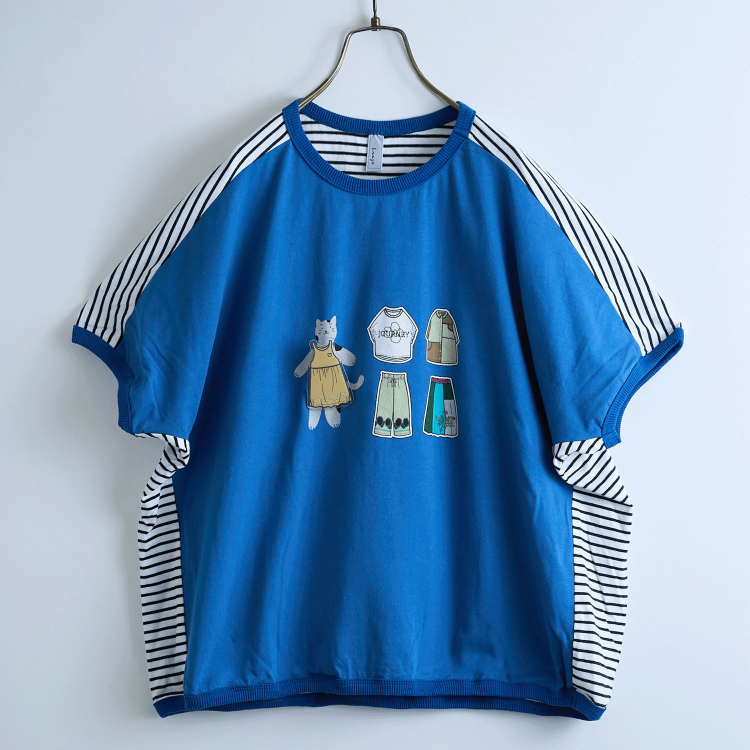 Emago ブローチ付きドルマTシャツ - 画像3