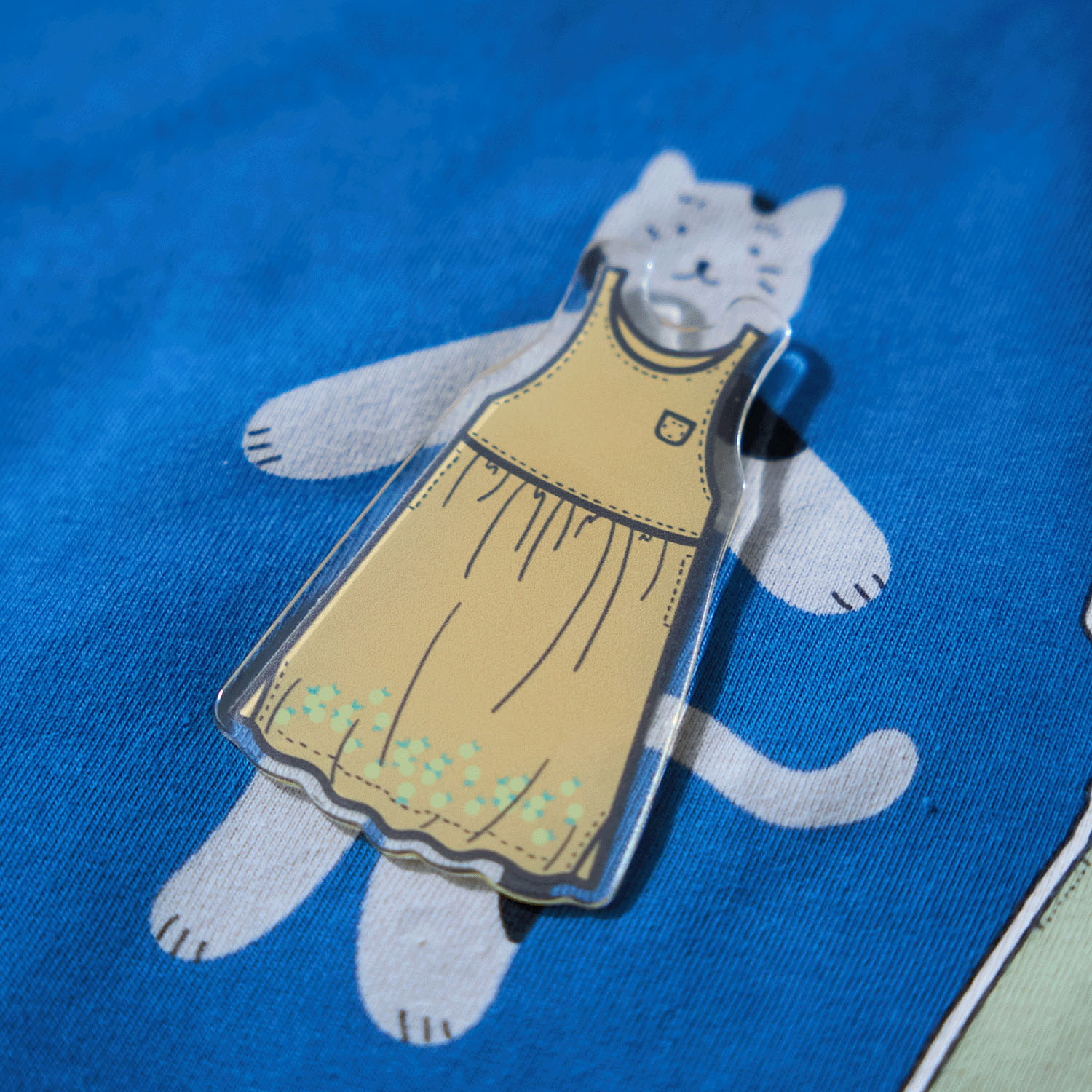 Emago ブローチ付きドルマTシャツ - 画像4