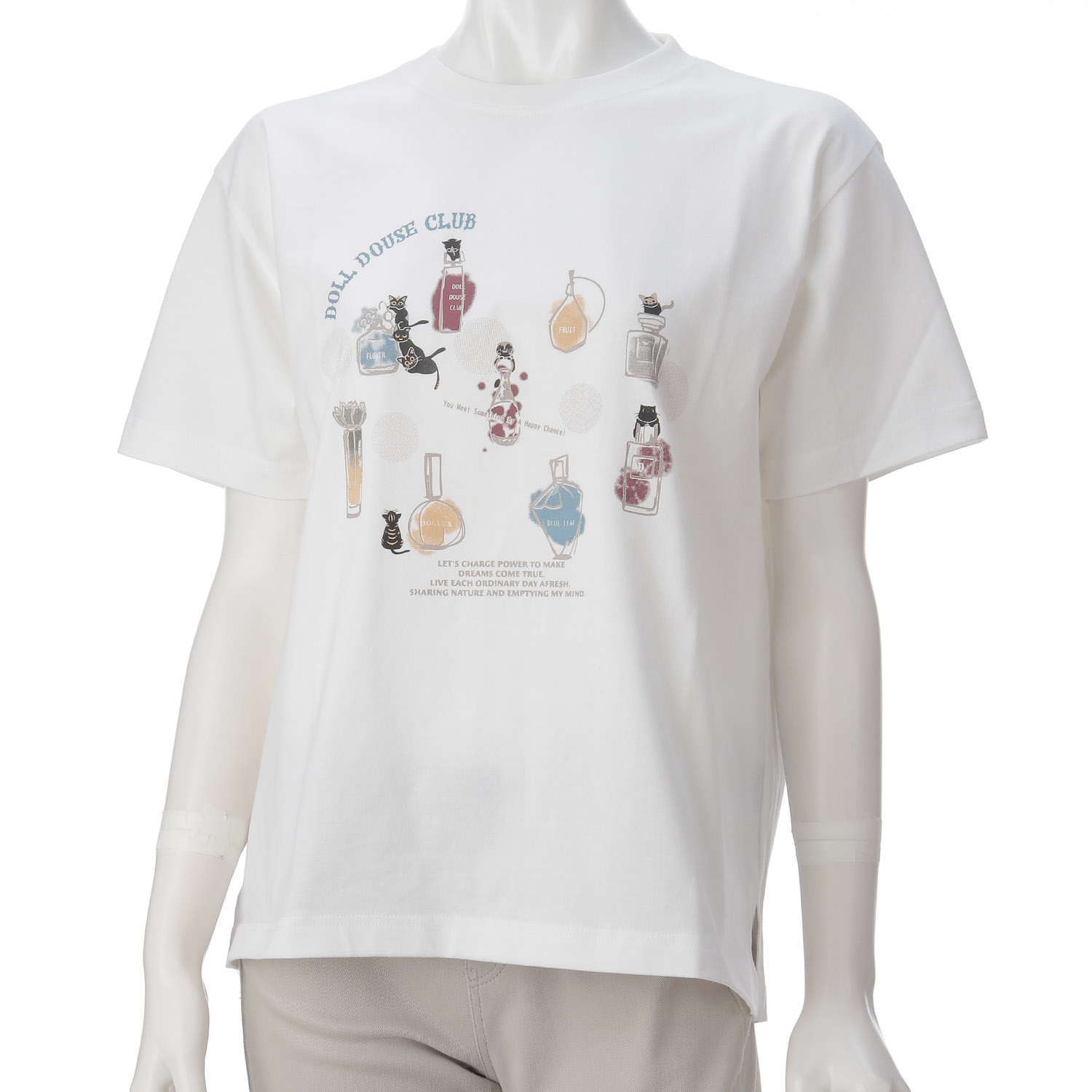 DDCLUB プリントTネコ香水 - 画像2