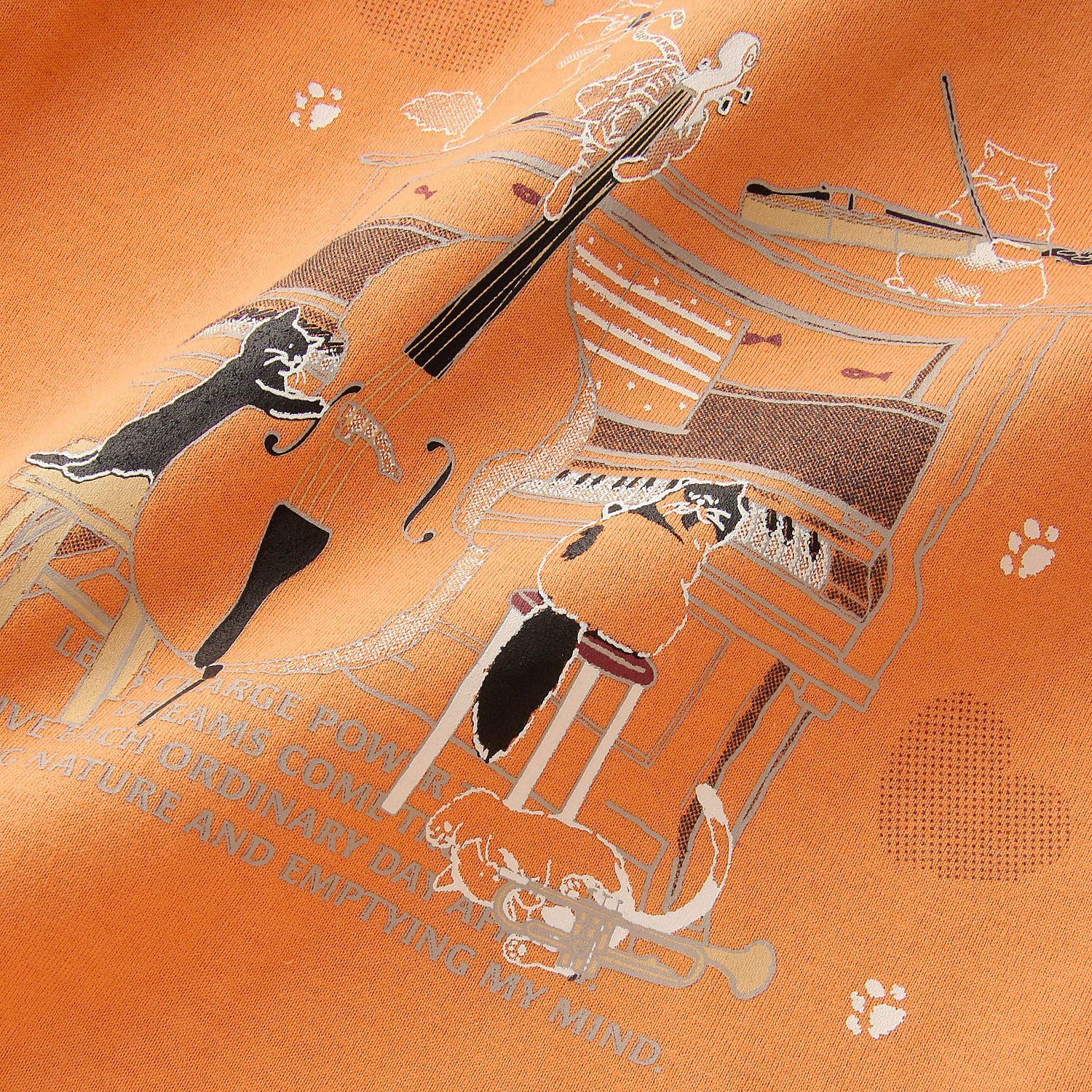 【ETONET限定】DDCLUB  プリントTネコピアノ - 画像7