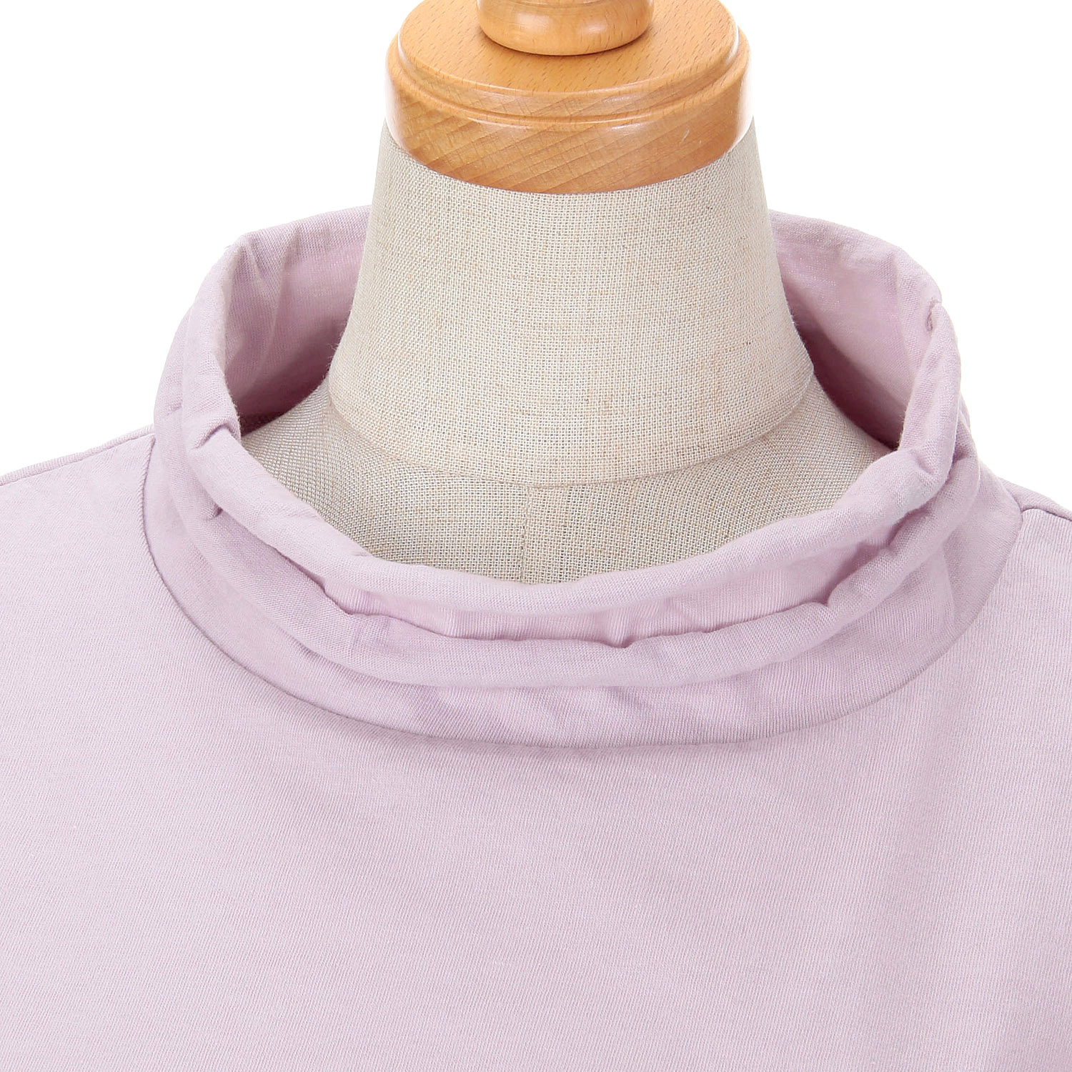 マゼンタ綿天竺2段ロール半袖 - 画像19