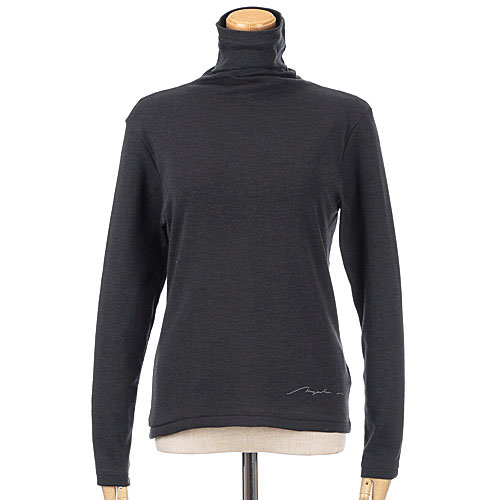 マゼンタ フライス12cmボトルネック長袖 - 画像15