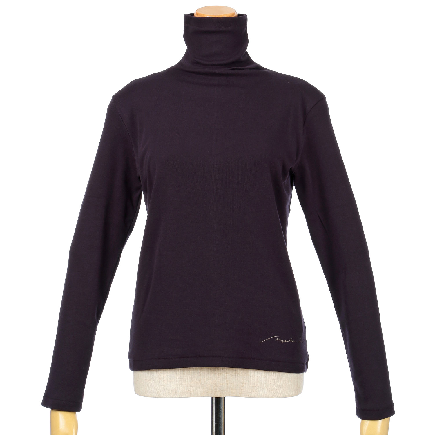 マゼンタ フライス12cmボトルネック長袖 - 画像42