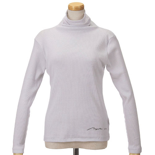 【Insta Live】マゼンタ テレコ12cmボトルネック長袖 - 画像12