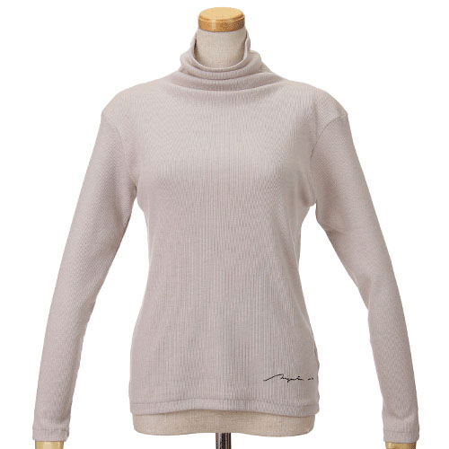 【Insta Live】マゼンタ テレコ12cmボトルネック長袖 - 画像19