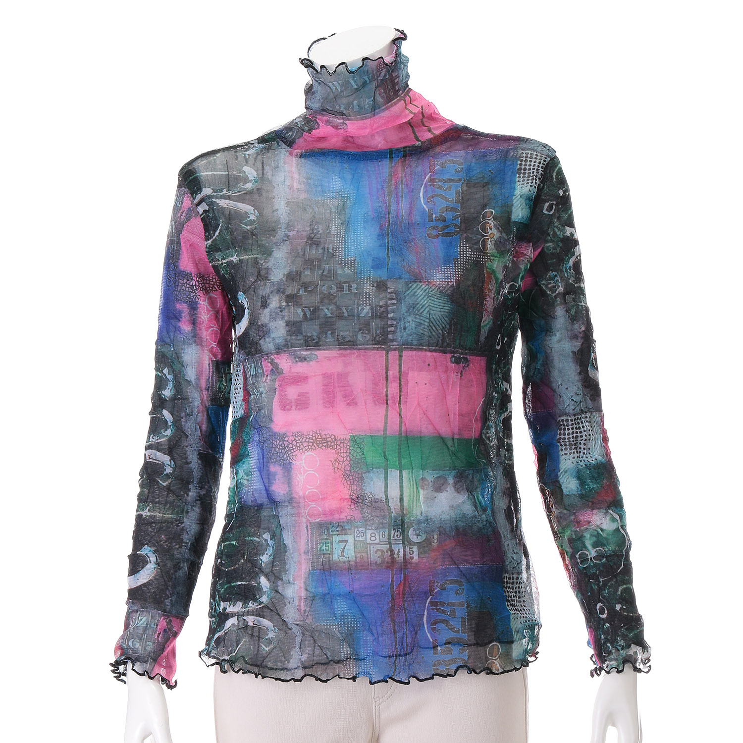 ネットプリントクリンクル リバーシブルカットソー