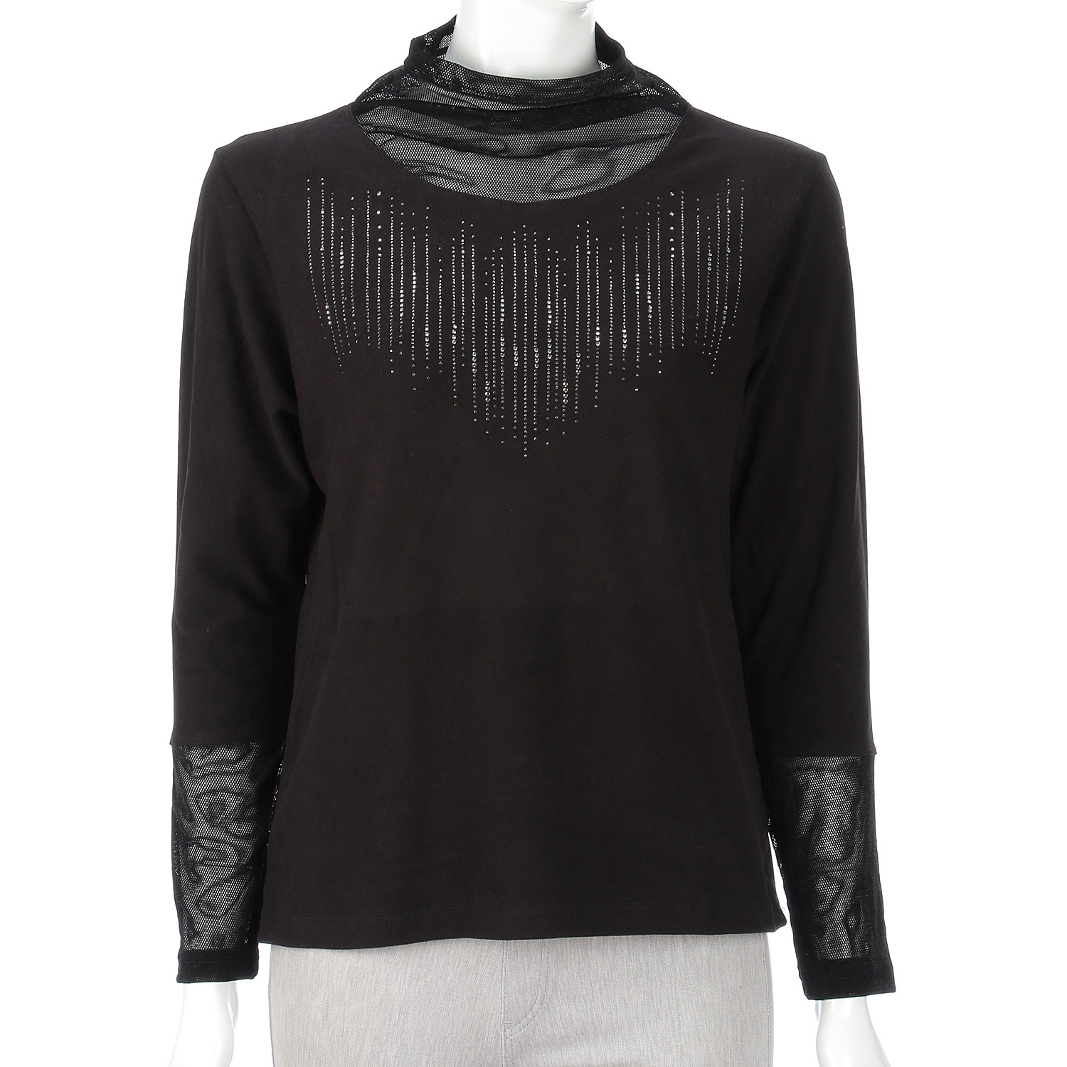 メッシュ切替二次加工プルオーバー - 画像3