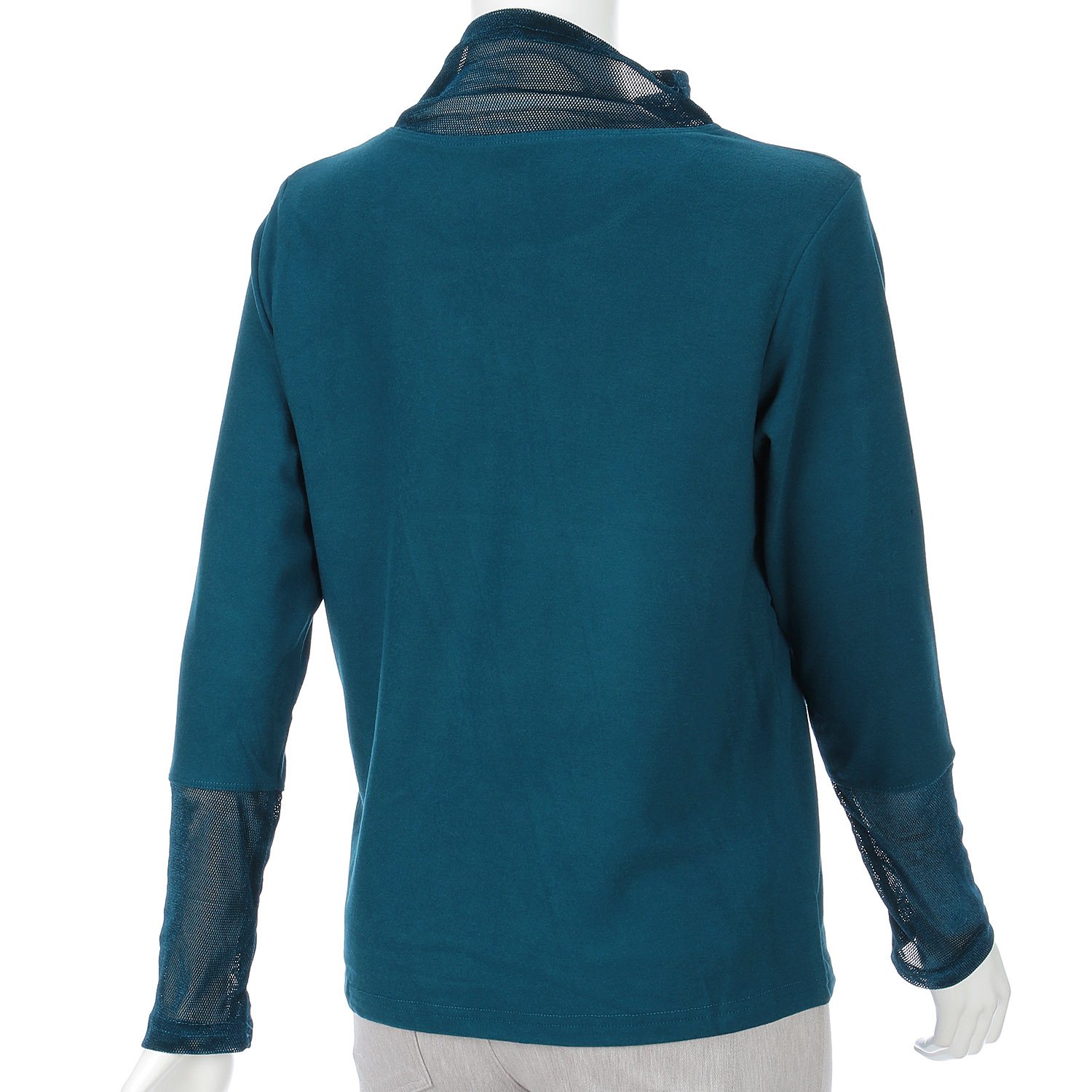 メッシュ切替二次加工プルオーバー - 画像6