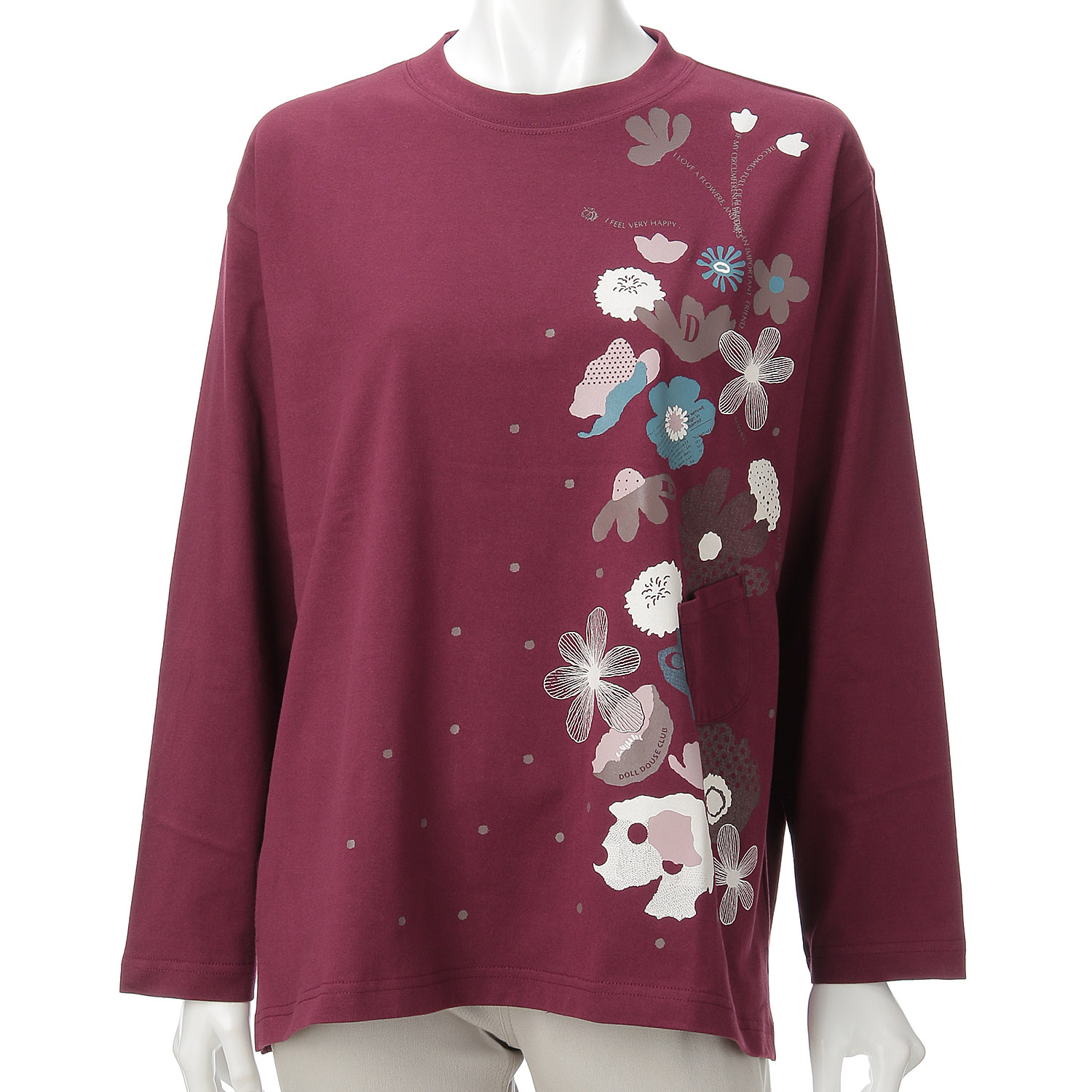 DDCLUB ワイドT FLOWER