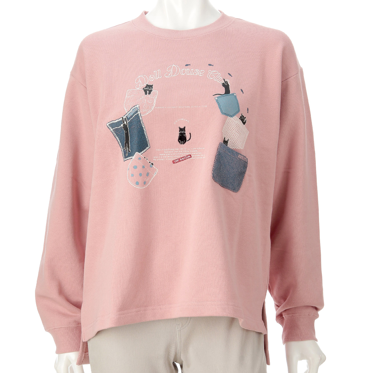 DDCLUB 裏毛TRネコポケット