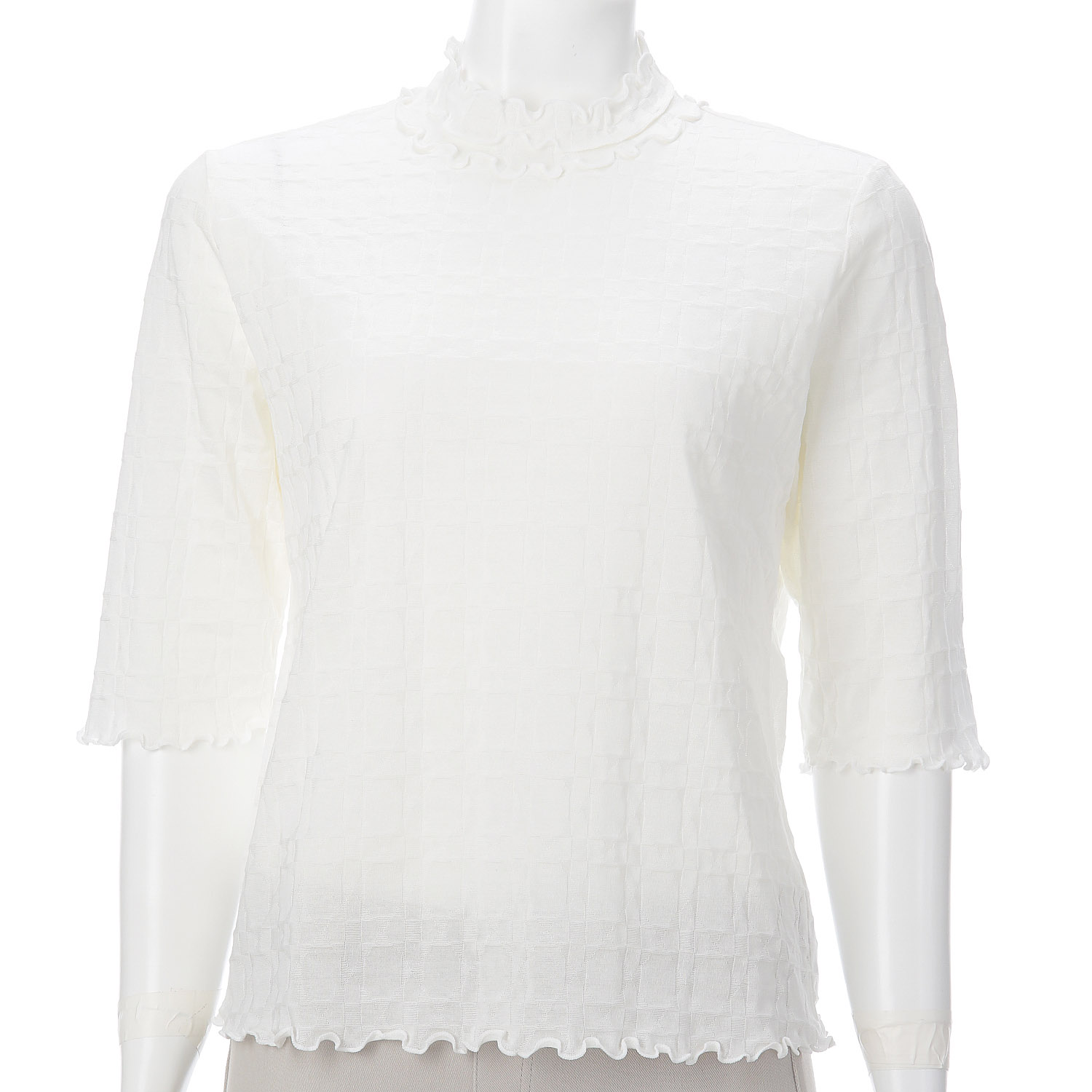 リンクスジャカード三段メロウカットソー - 画像2