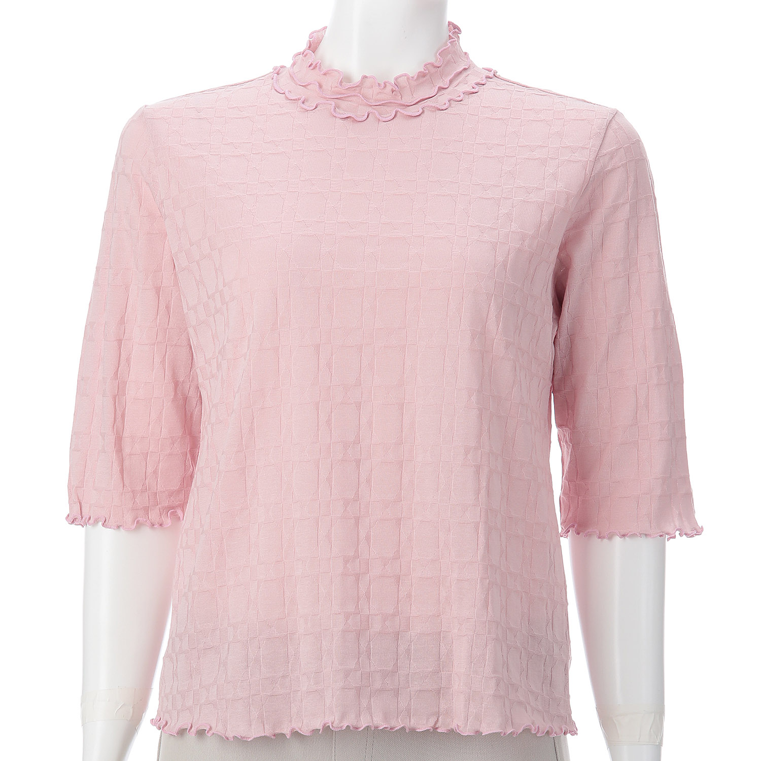 リンクスジャカード三段メロウカットソー - 画像5