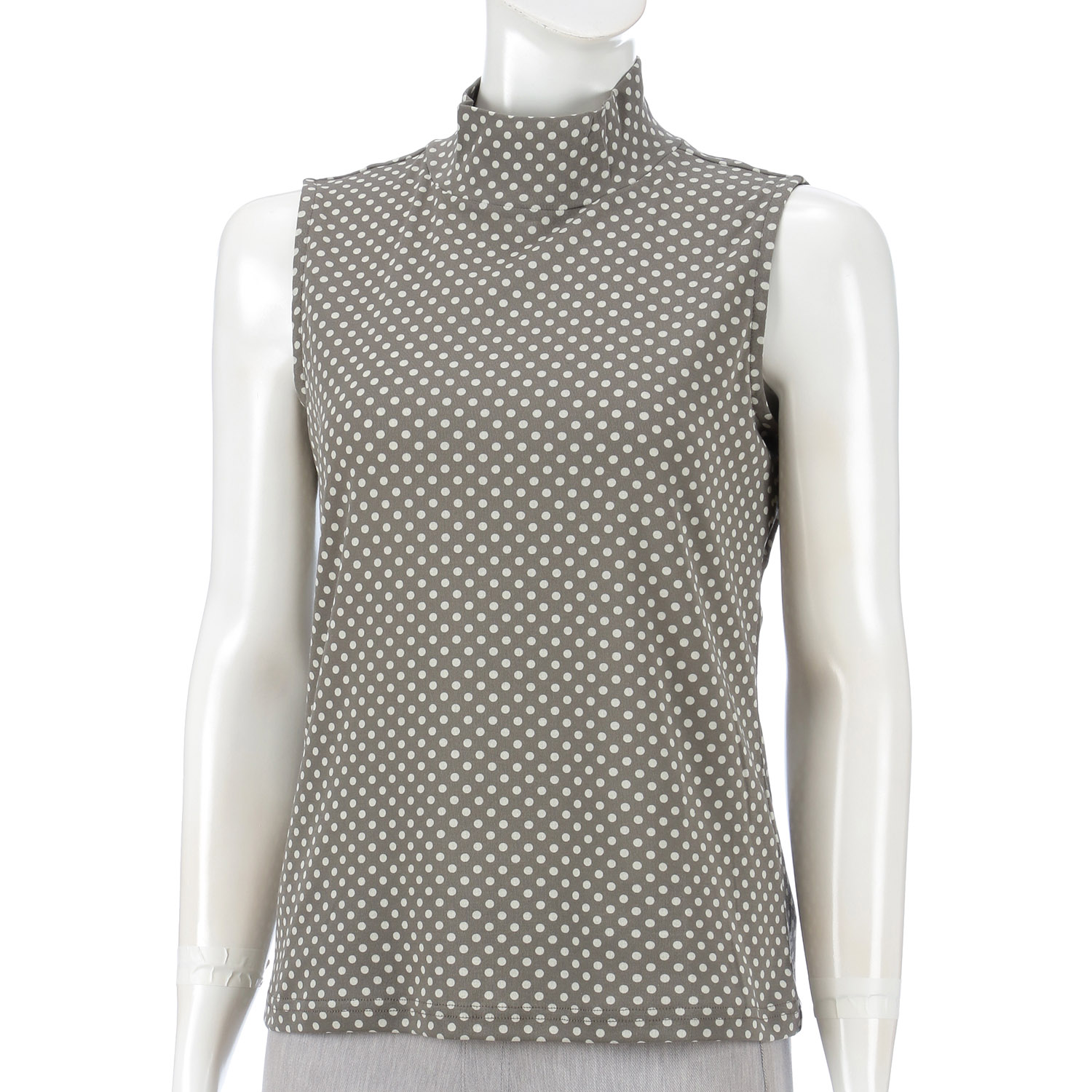 フライスドットノースリーブカットソー - 画像3