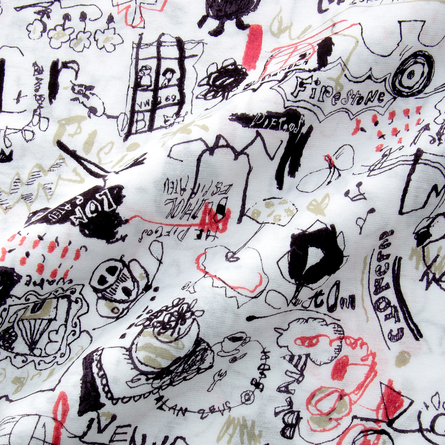 チビハイプリント五分袖カットソー - 画像3