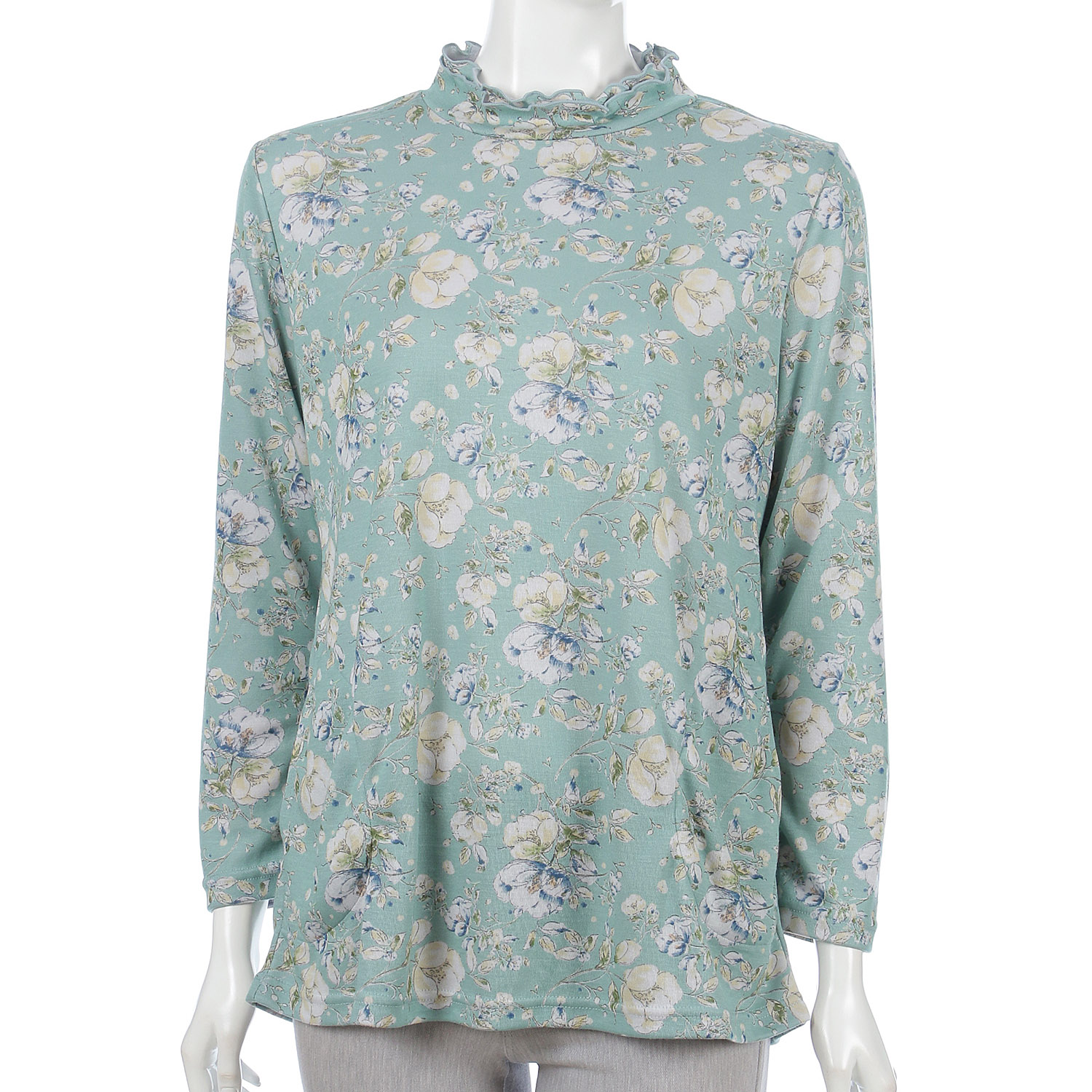 二重メロウ脇ポケ付きチュニック