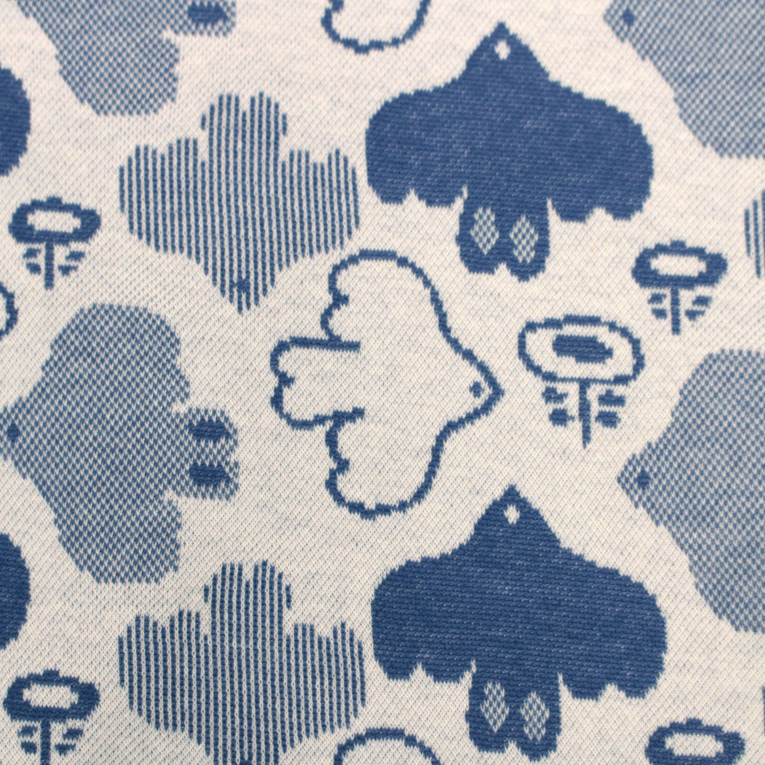 T’BIS STUDIO 長袖バード柄ダブルジャカード起毛ハイネックカットソー - 画像12