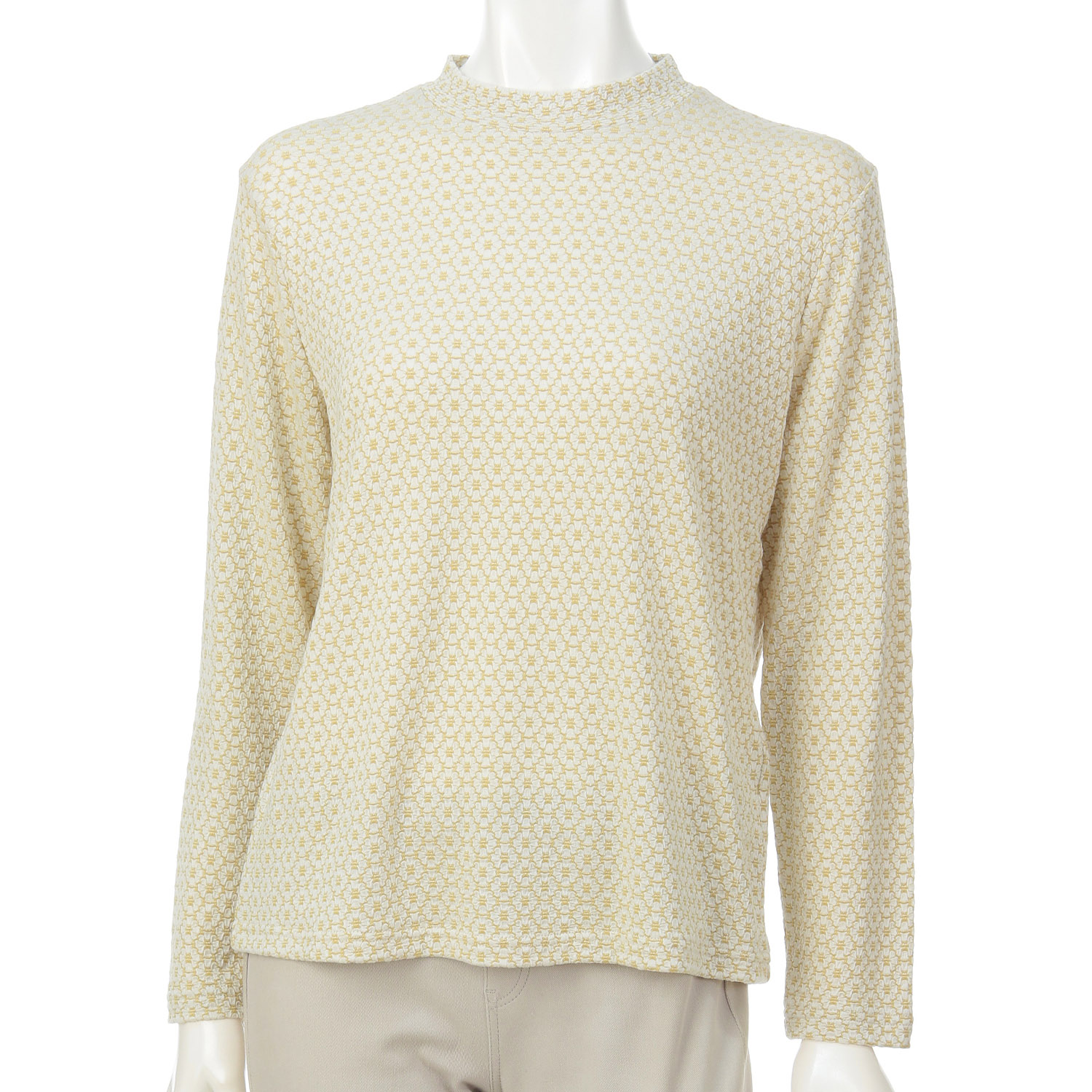 花柄ジャカードプルオーバー - 画像6