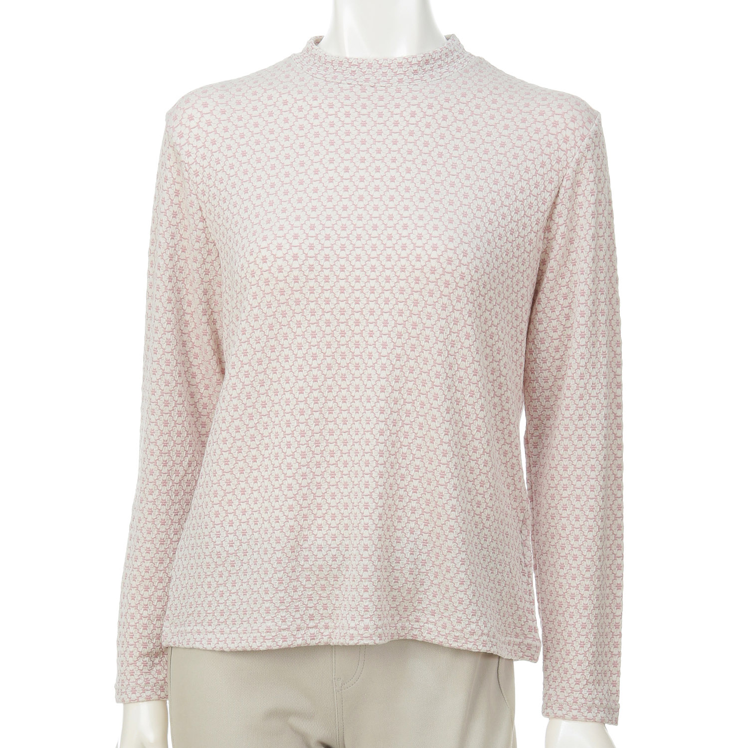 花柄ジャカードプルオーバー