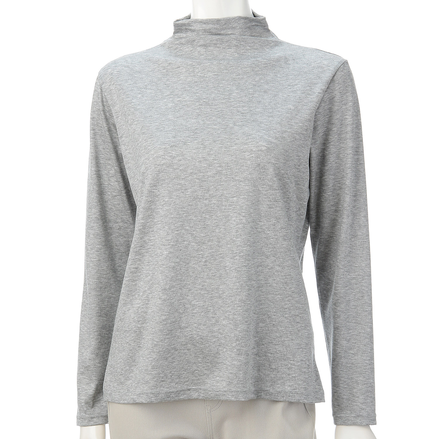 片袋ボトルネックカットソー - 画像2