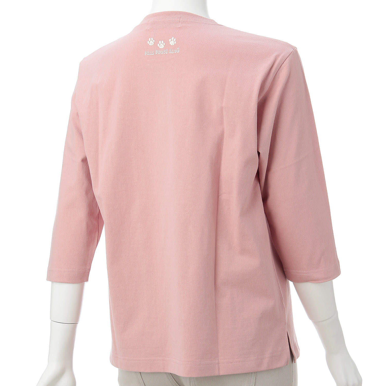 DDCLUB  7分袖T クレヨン犬花瓶 - 画像5