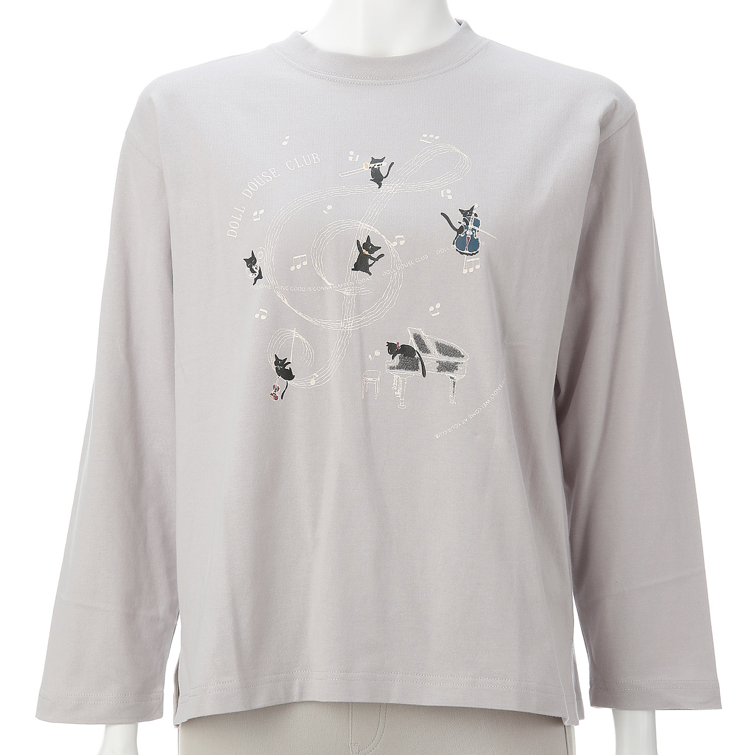 DDCLUB 長袖T ネコと音 - 画像2