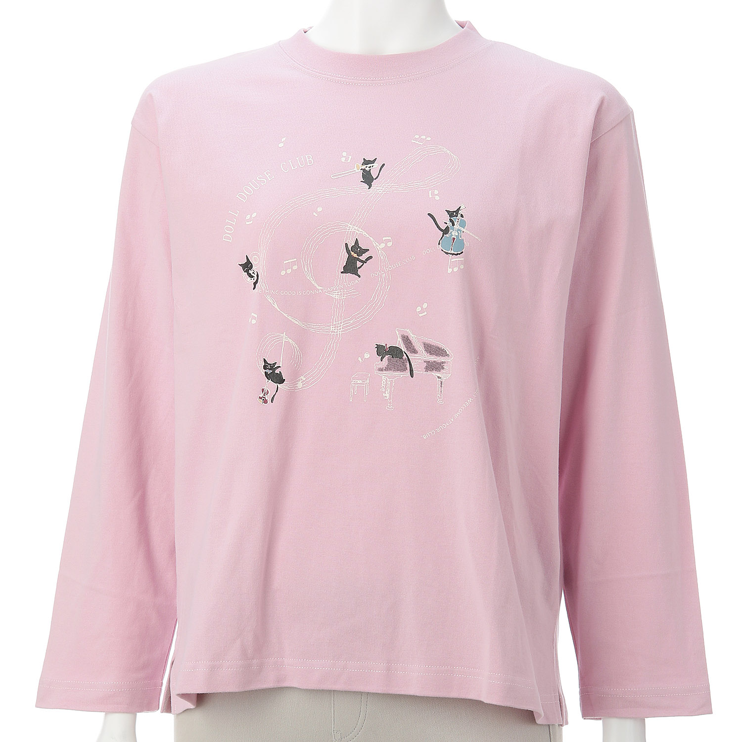 DDCLUB 長袖T ネコと音 - 画像3