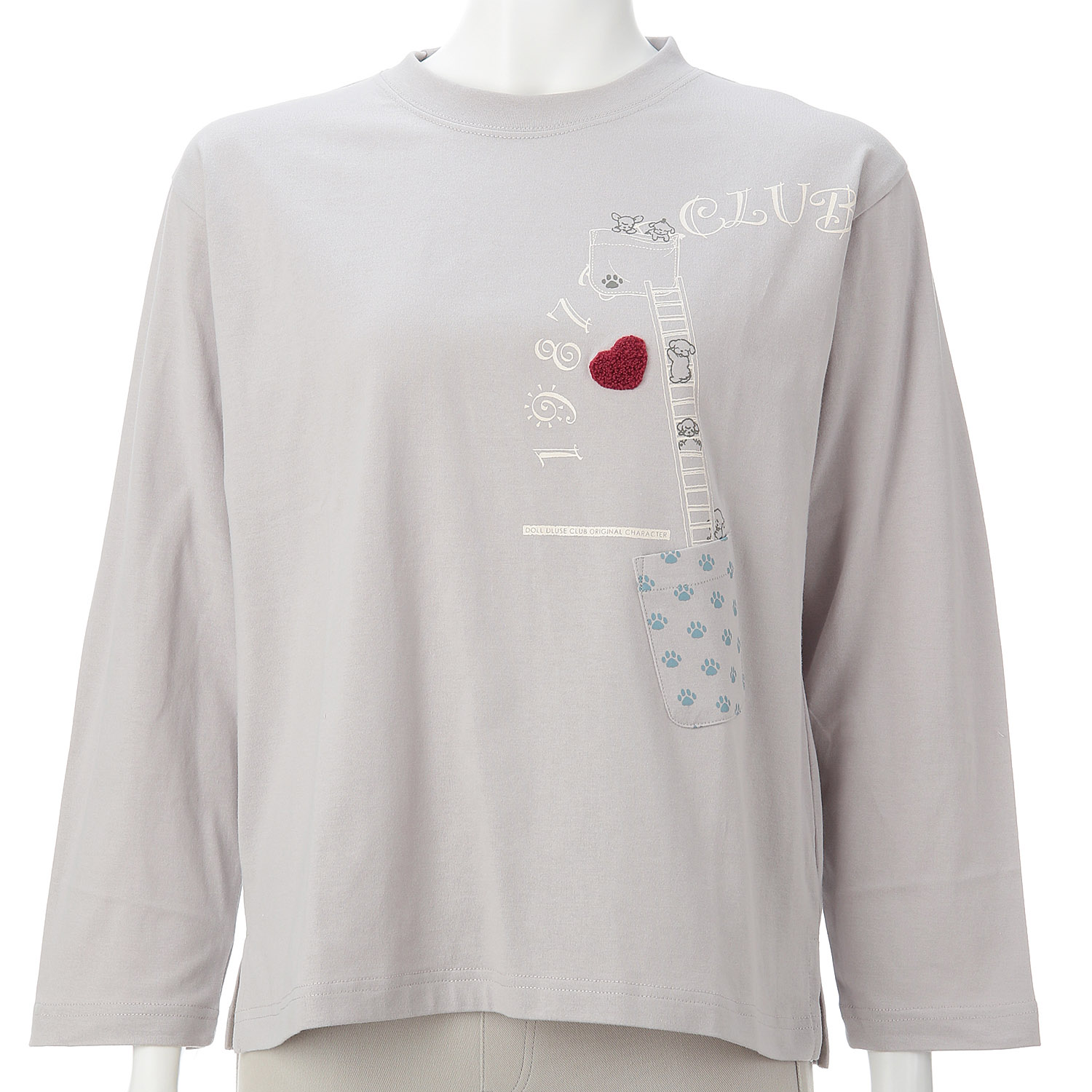 DDCLUB 長袖T プードルポケット - 画像1