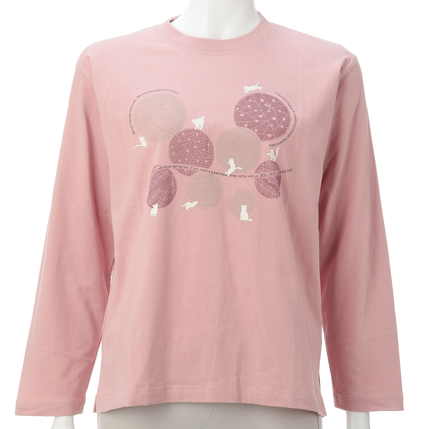 DDCLUB 長袖T ネコシルエット